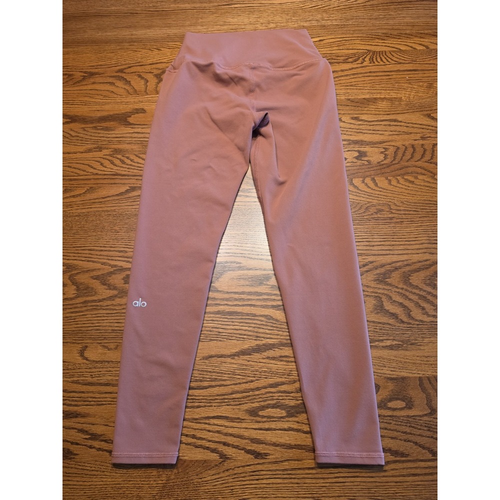 Alo Yoga 7/8 Airlift High-Waist Leggings Womens Size Small Rosewood - Picture 3 of 7